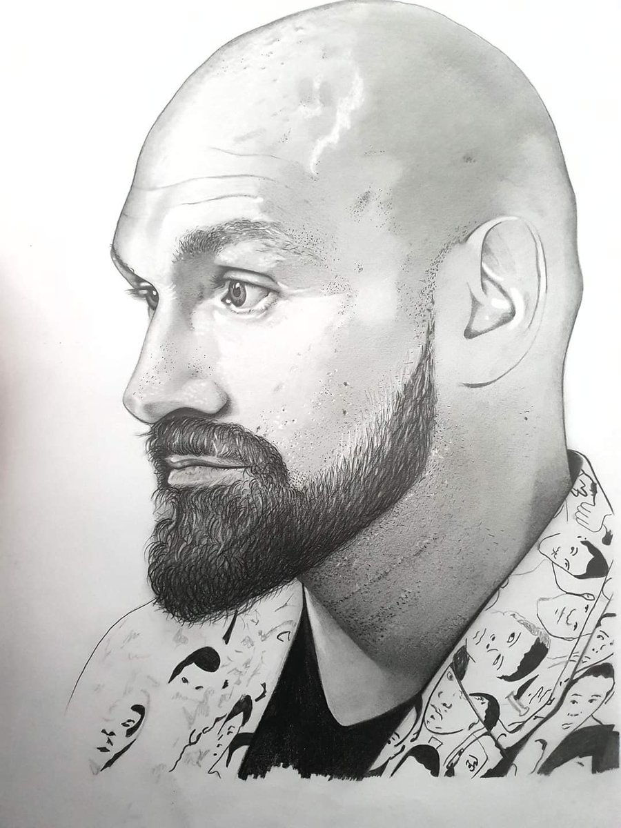 All Things Welsh 🏴 (@allthingscymru) on Twitter photo More detail added to this <a href="/Tyson_Fury/">TYSON FURY</a> drawing by an incredible Welsh artist 🏴 still another day to on it.
Check out more here: facebook.com/785450161/post…
#TysonFury #Tyson #Fury #Boxing #WelshArtist #Wales #Welsh #Cymru #GypsyKing More detail added to this <a href="/Tyson_Fury/">TYSON FURY</a> drawing by an incredible Welsh artist 🏴 still another day to on it.
Check out more here: facebook.com/785450161/post…
#TysonFury #Tyson #Fury #Boxing #WelshArtist #Wales #Welsh #Cymru #GypsyKing