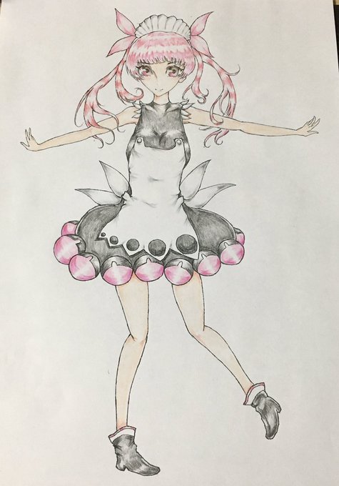 ケムリクサりな絵、とりあえず全身を色鉛筆で塗ってみたけど、陰影の付け方とかすごい難しいんだなぁ…
#絵描きさんと繋がりたい
#ケムリクサ 