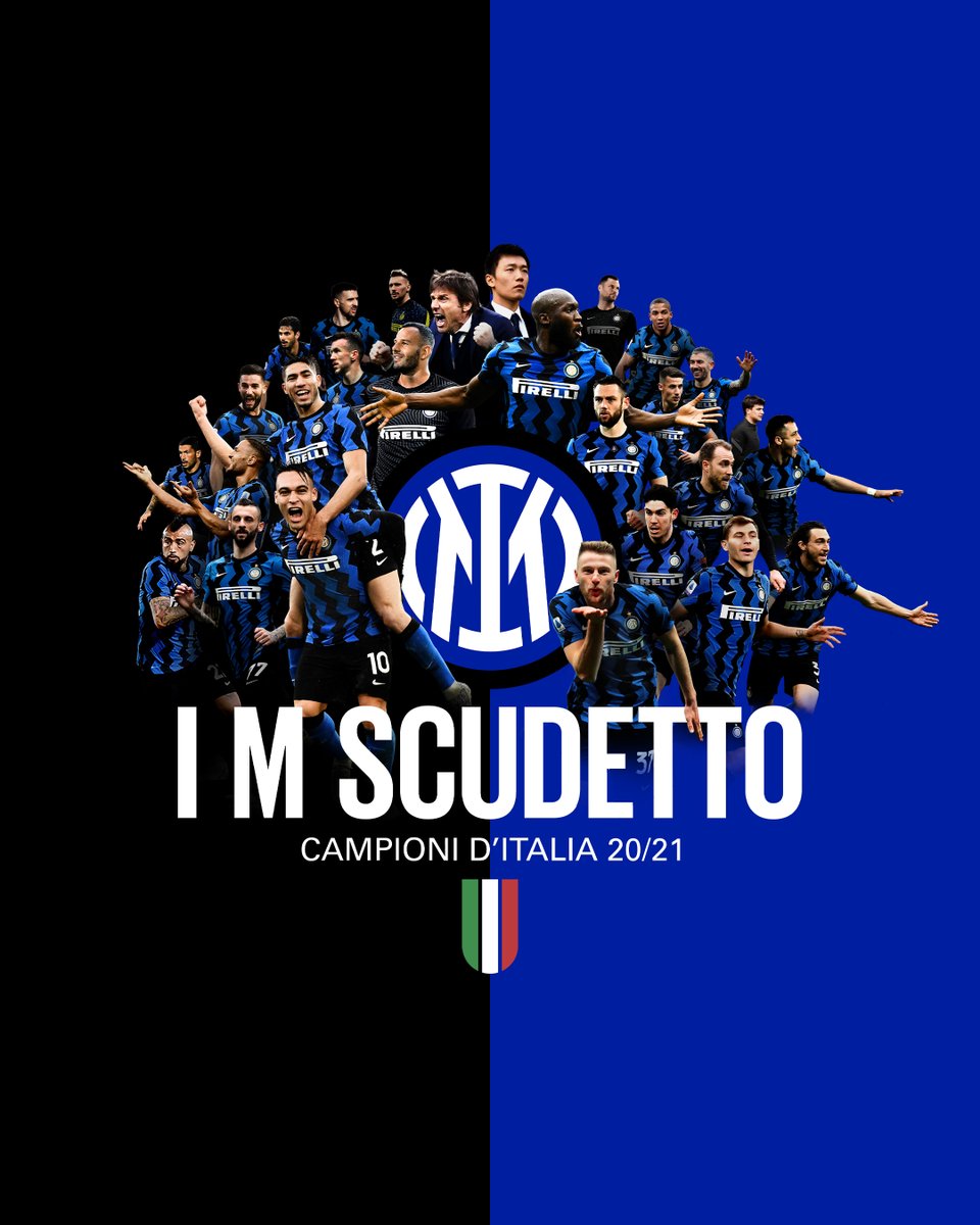 S I A M O N O I. S I A M O N O I. I C A M P I O N I D E L L’ I T A L I A S I A M O N O I. 1️⃣9️⃣⚫️🔵 #IMScudetto #IMInter #ForzaInter