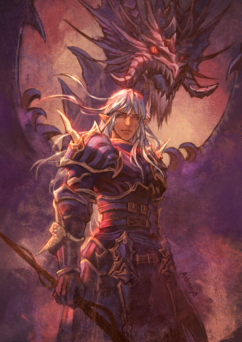 Nyan is the star of 5.5🥰 Here comes #Estinien and #Tiamat !I'm sooo happy that Tiamat's story continued!! Nyan did an awesome job T_T