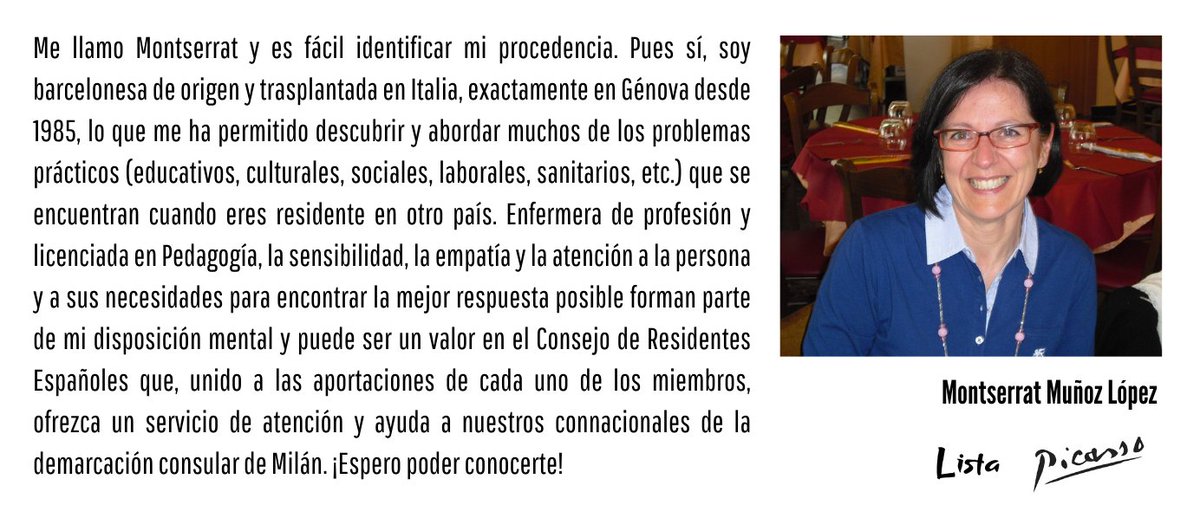 #EleccionesCREMilan Conoce a las 4 primeras candidatas de la lista PICASSO. Instrucciones para votar: credegenova.wordpress.com/2021/04/28/cre…