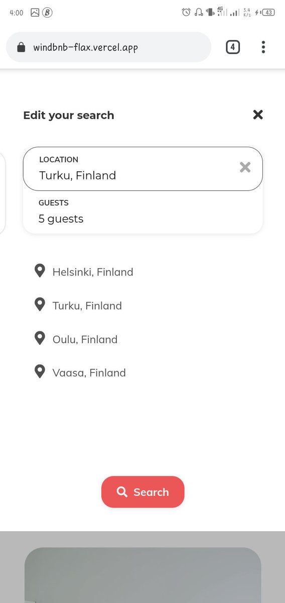 developerBolu's tweet image. Mehnnnn took a lot of energy to get this done😭 but it was definitely worth it🥺. Learnt about chaining multiple filters using methods + computed properties 😊. Challenge by @devchallengesio . Built with 💚 using @vuejs and SCSS. 
Link to solution - windbnb-flax.vercel.app