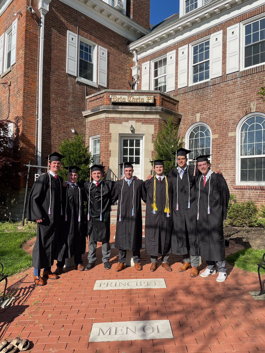 Congratulations to al our graduating seniors! We are proud of our brothers and we are excited to see what the future holds for all of you! #BetaNuForever