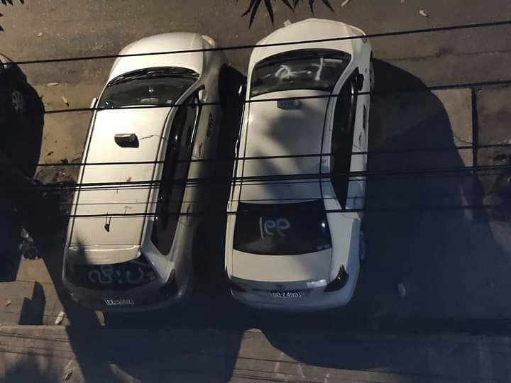 heungburma's tweet photo. Yangon, May 02

Min Aung Hlaing's thugs wrote F*** words with spray cans at peoples' cars parked on 46th street and Bogyoke Road tonight.

#May2Coup
#WhatsHappeninginMyanmar https://t.co/xVfaIHELFH