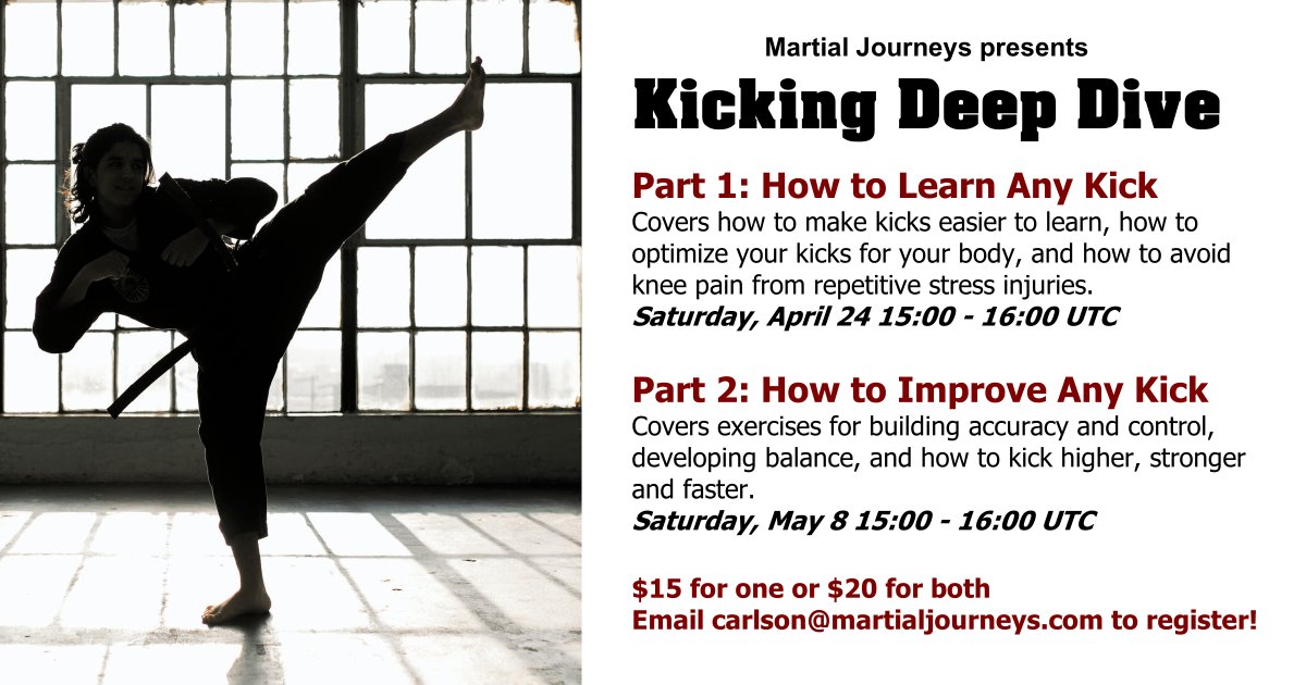 MartialJourneys's tweet photo. Part 2 is in less than a week! Email to register if you haven't already! https://t.co/uLwp7d7zr1 https://t.co/uKZIH1G0TL