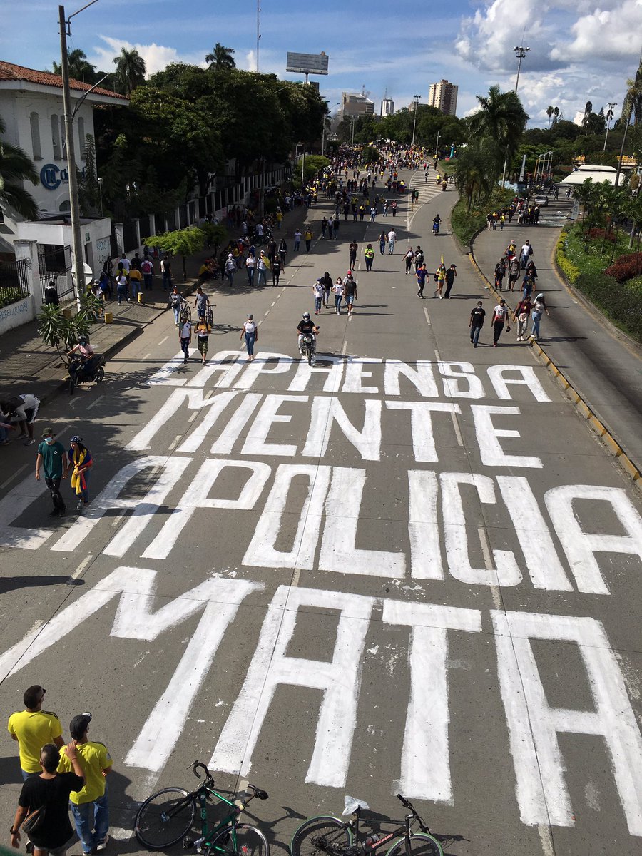 Que se sepa que en Colombia la Policía nos está matando