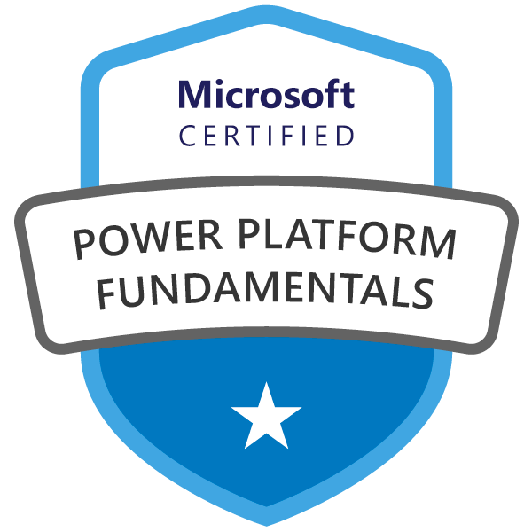 Feels good to be certified! Thank you <a href="/Microsoft365/">Microsoft 365</a> -"Congratulations on achieving your Microsoft certification Power Platform Fundamentals, and taking your career to the next level!"
<a href="/MSPowerPlat/">Microsoft Power Platform</a> <a href="/MSPowerApps/">Microsoft Power Apps</a> <a href="/MSPowerAutomate/">Microsoft Power Automate</a> <a href="/MSPowerBI/">Microsoft Power BI</a> <a href="/MSPowerVirtual/">Microsoft Power Virtual Agents</a>