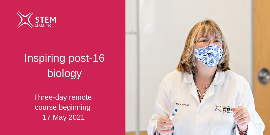 STEMLearningUK's tweet image. *Bursary-funded intensive CPD*

Inspiring post-16 biology

Improve your teaching of post-16 biology by engaging in stimulating sessions that introduce active and context-based learning strategies.

💰 Bursaries are also available to help you attend 💰 

bit.ly/3x9sPPl