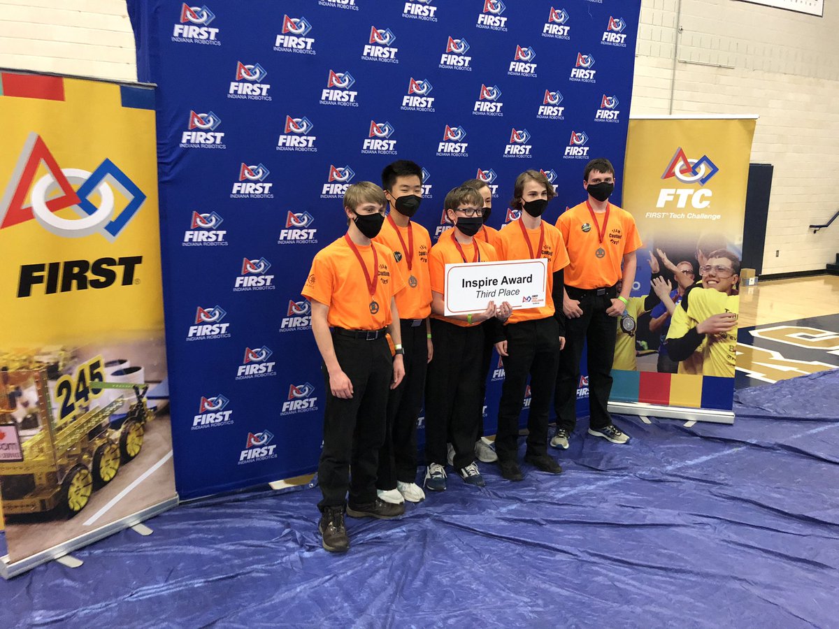 We got 3rd inspire at the competition today