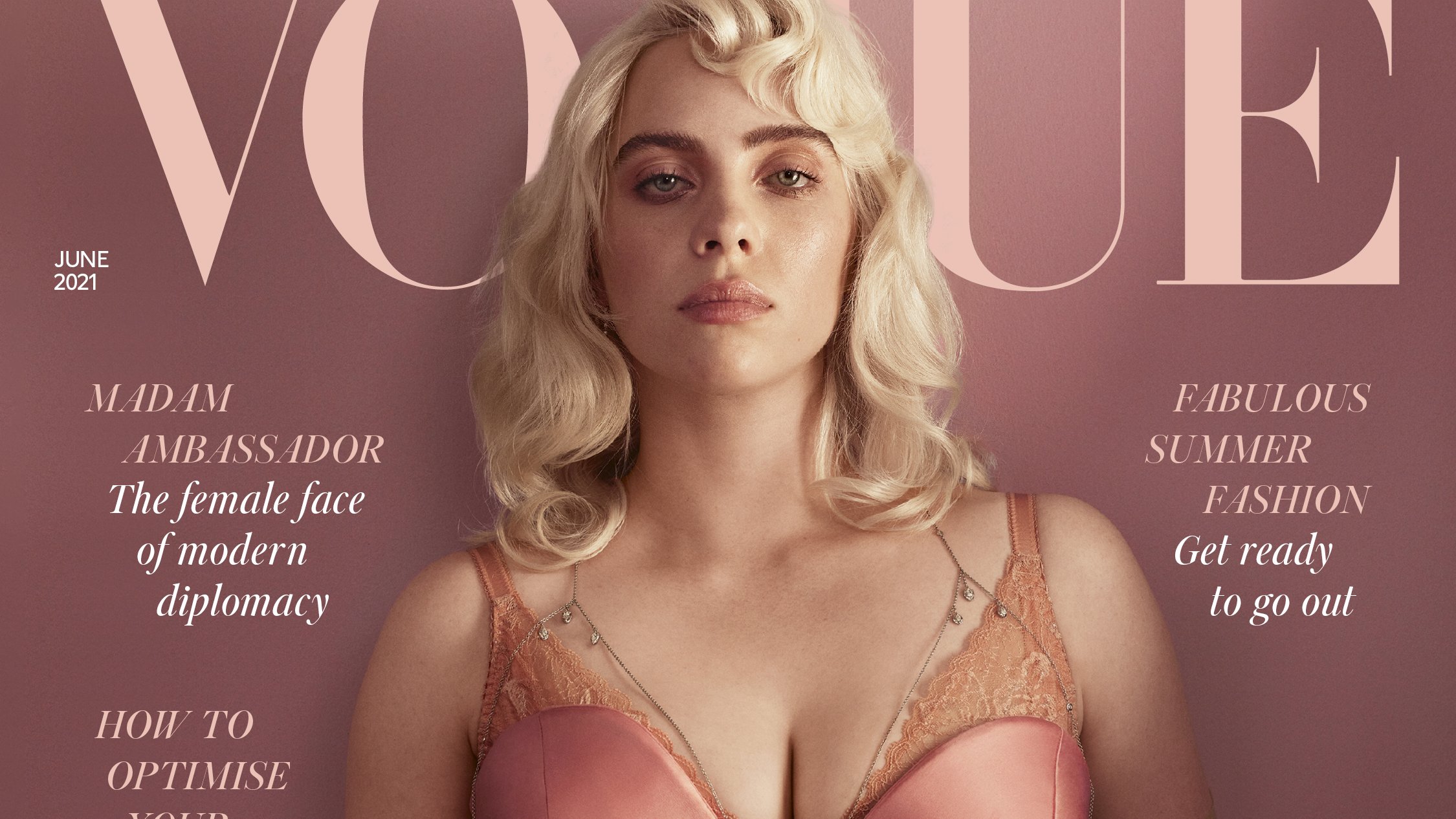 British Vogue June 2021 Billie Eilish Cover