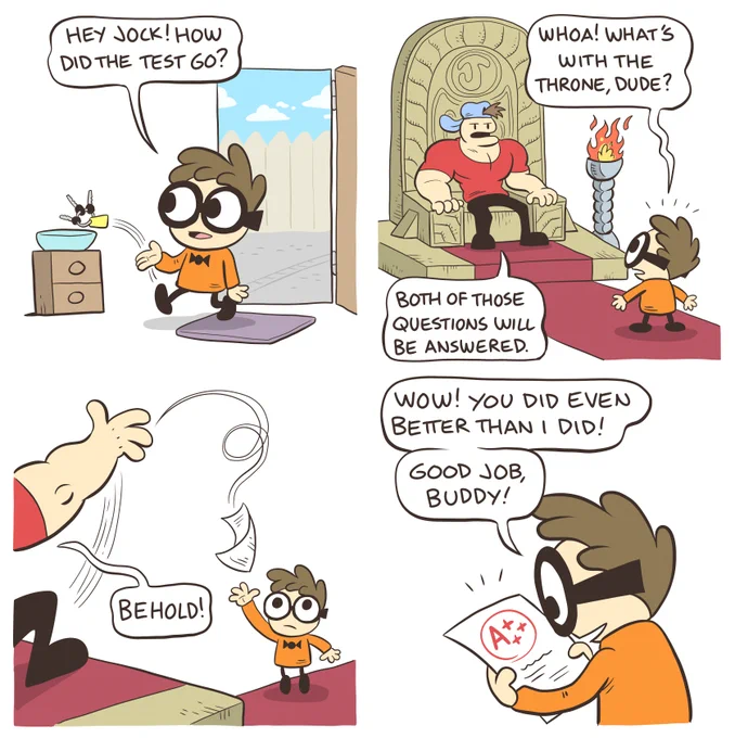Nerd and Jock 82, conclusion to the Test Arc 