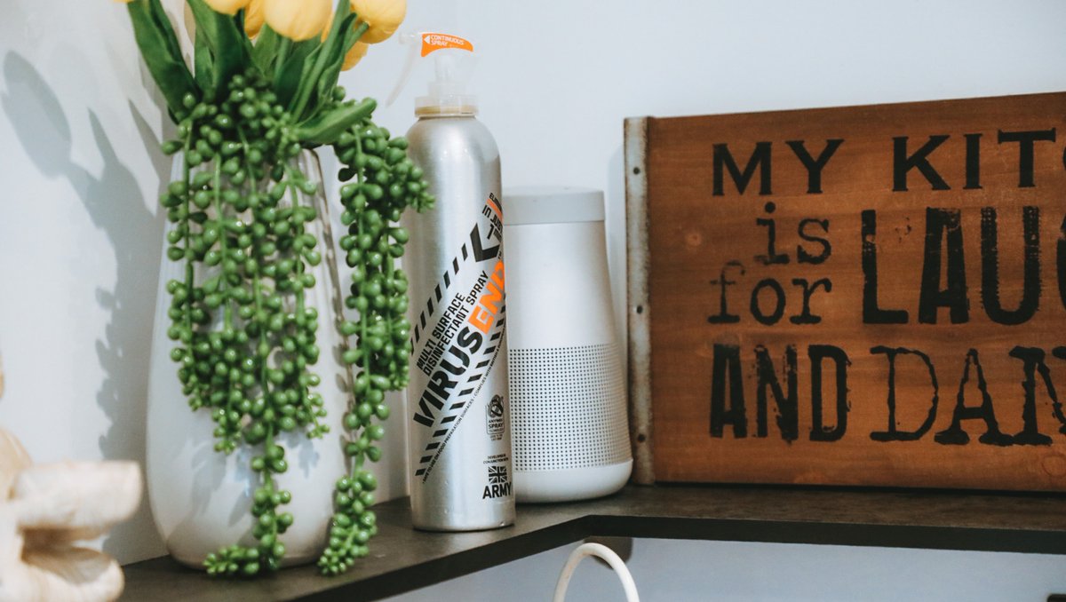 VirusendUK's tweet photo. Our disinfectant spray is safe to use at home! Let's keep protected. 

#virusend #disinfectant #disinfectantspray #justvirusendit #cleaning #coronavirus https://t.co/MaH9gVrpZf