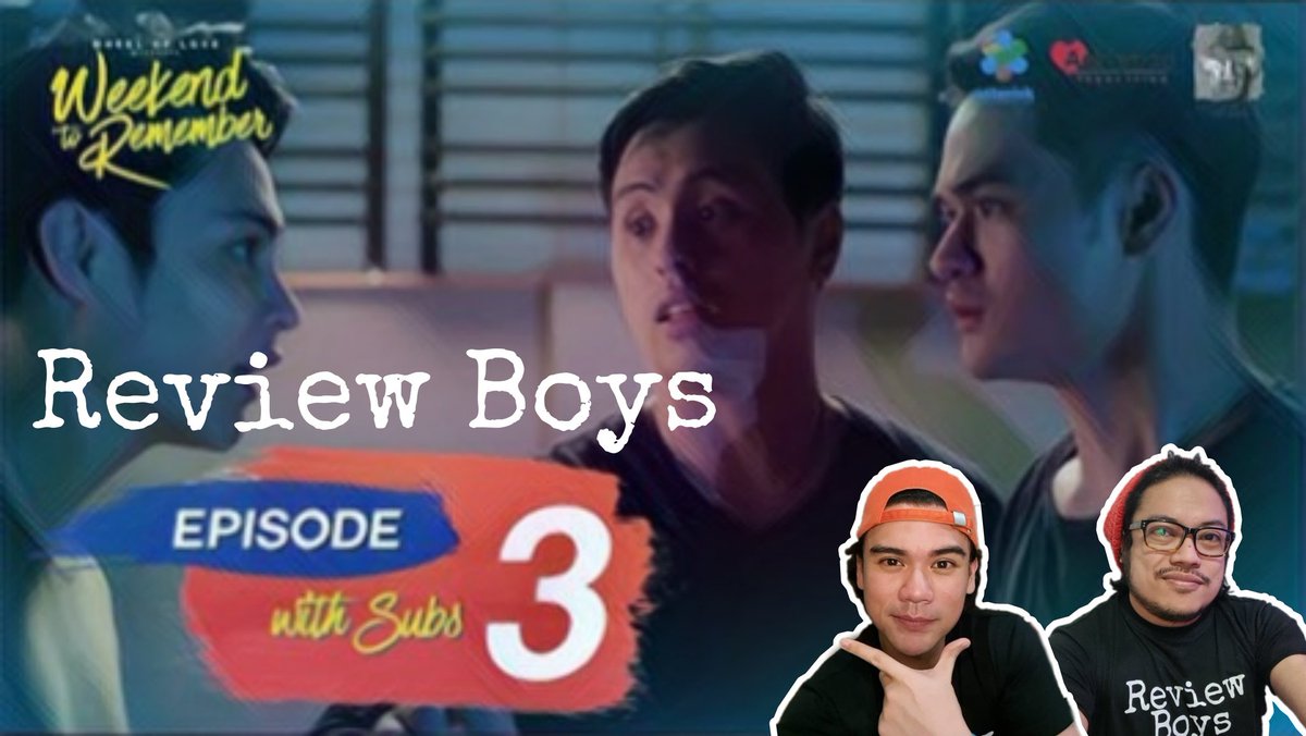Review_Boys's tweet photo. Aaaaw @johncortezzzz and @keiji was so cute in this episode! We wish more flirty interactions moving forward! Here's are reaction vid for #WeekendToRememberEp3 #wheeloflove #weekendtoremember @asterisk_ph
https://t.co/ud0S4B6rLZ
#reviewboys @thewilway @GusAgustin https://t.co/lntaV8jlqU