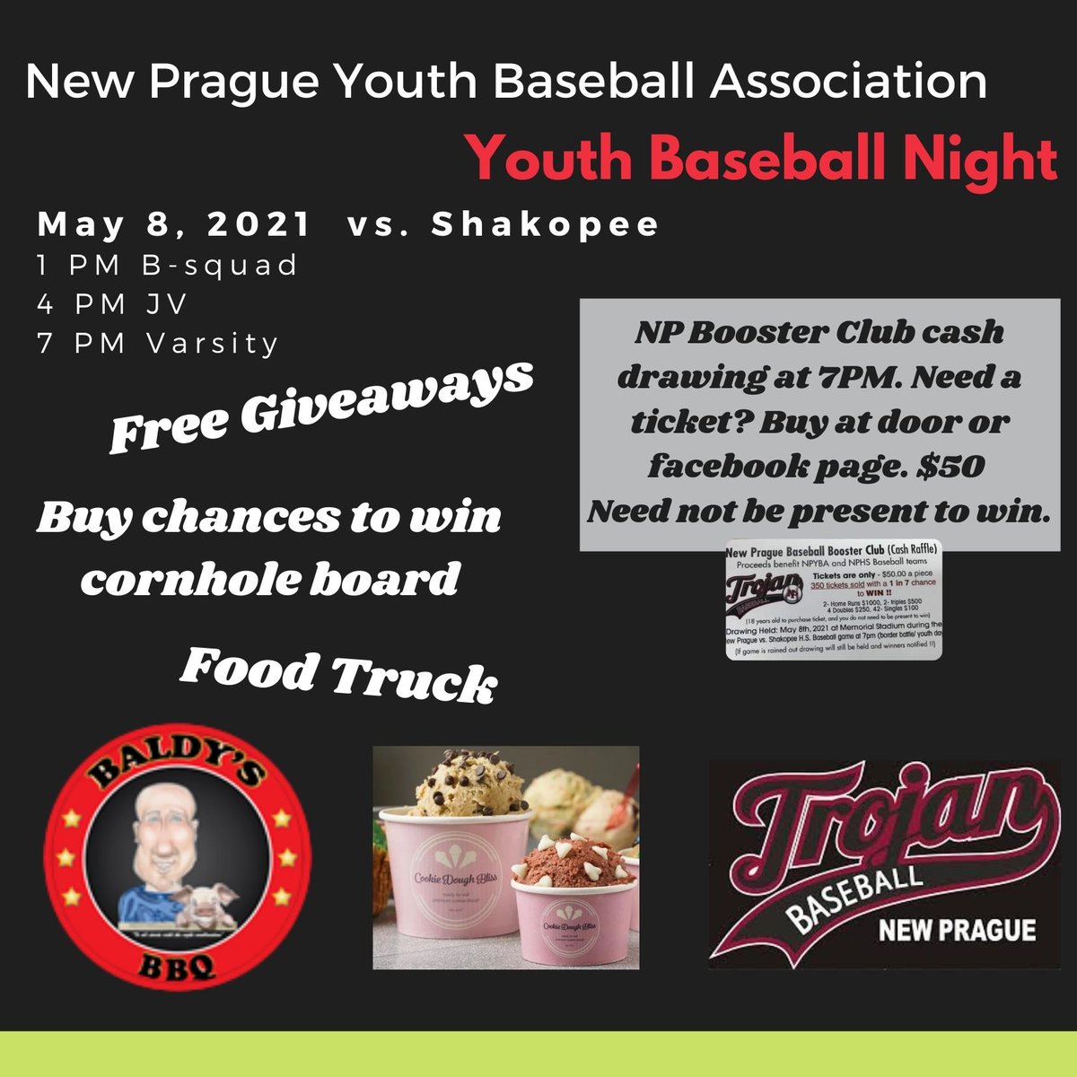 New Prague Baseball Booster Club tweet media