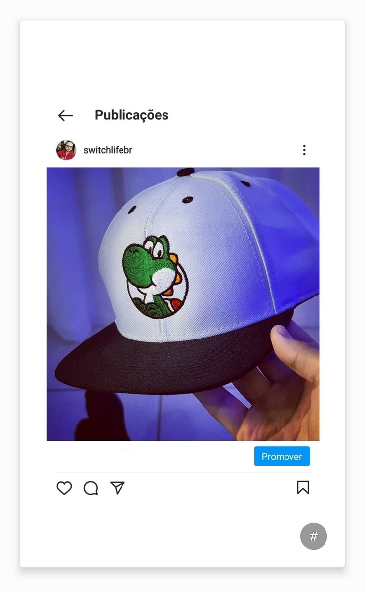 switchlifebr's tweet photo. Yoshi joins the battle!
Meu novo boné do Yoshi 💚

Eu gosto de usar boné na live, e ultimamente tenho procurado bonés diferentes dos personagens da Nintendo.
 
Desta vez a vcs votaram para eu comprar este boné do Yoshi! 
Achei lindmais 😍

E aí curtiuuuu?
#Nintendo_Brasil https://t.co/ikY4UzDon0