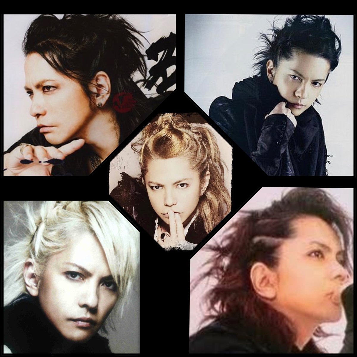 Mamimami ラルクのhydeさんはラフな短髪がいいか エクステコーンロウがいいかってhydeさんから相談がありましたが こういうハーフアップポンパドールも華やかで大好きです カッコイイ 30thlanniversary ラピバ