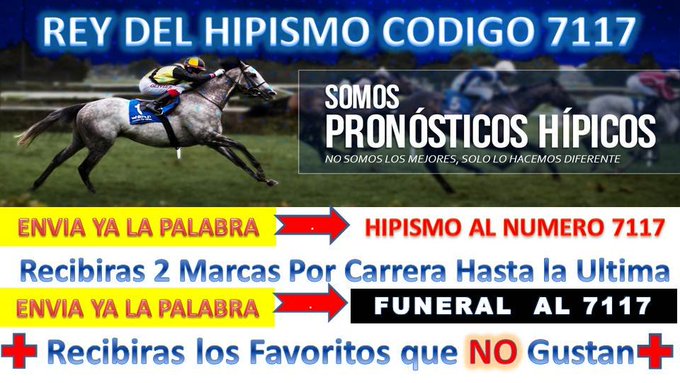 #Domingo #Larinconada #ClubHipicoXtlt Informacion Hipica para este DOMINGO LA RINCONADA REY DEL HIPISMO CODIGO 7117 E0ZbrofXEAEHYSU?format=jpg&name=small