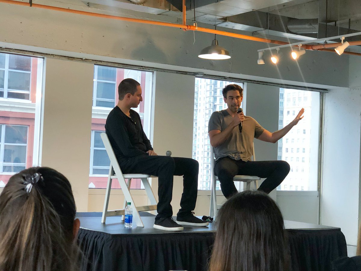 liladlc's tweet image. Amazing 2nd day of our @beondeck Miami Drop Fellowship: @eriktorenberg interviewing @micsolana. Dropping gold! TY @glen__allison and team!! 🙌🏽
In good company: @MariaDerchi @MichelleAbbs