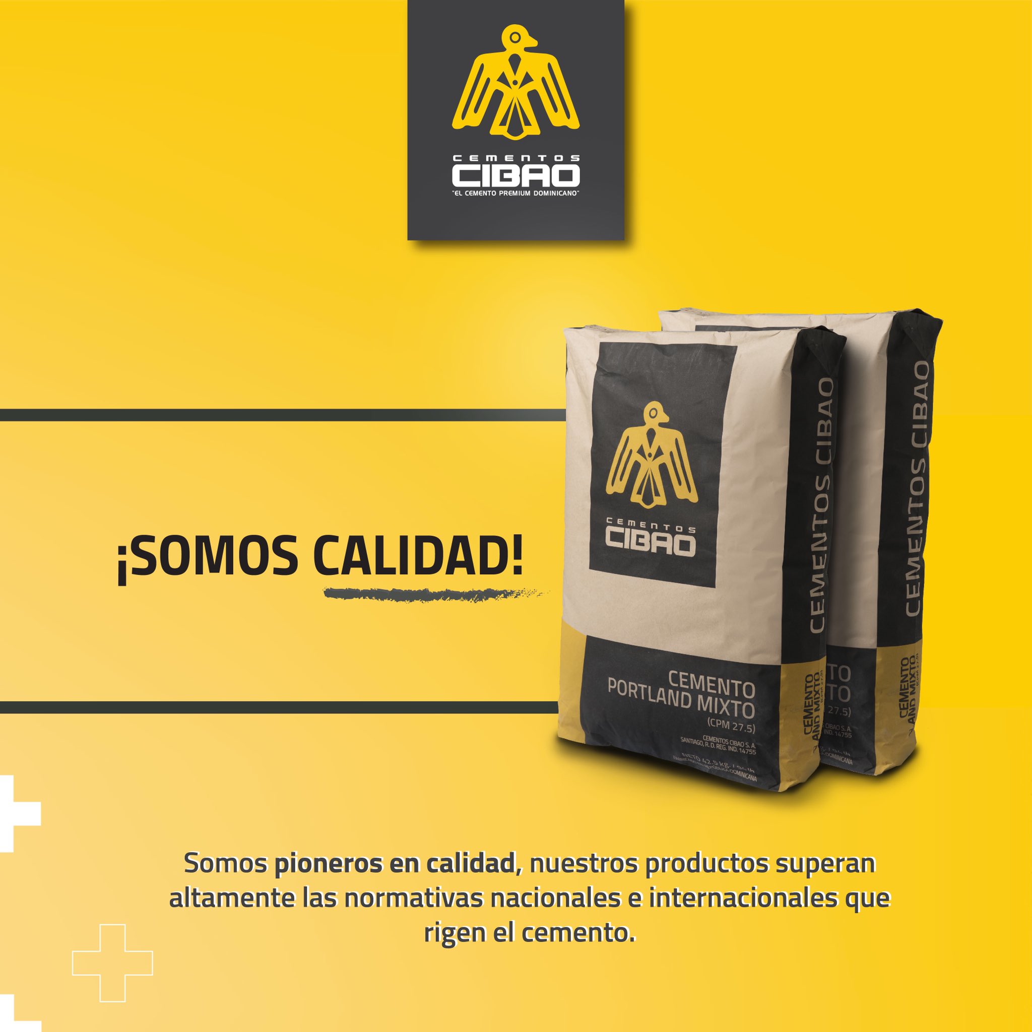 Cementos Cibao on Twitter "¡Somos Calidad! En CementosCibao somos