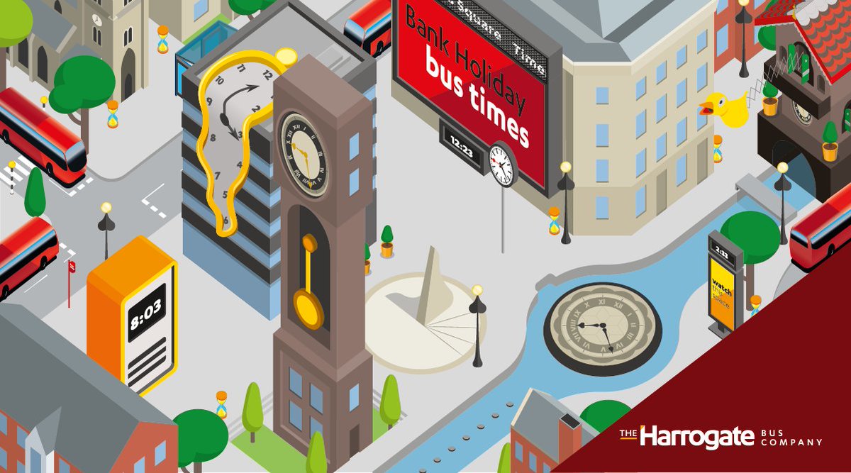 📣 Tomorrow, Monday 3 May, is a Bank Holiday, so we'll be using Sunday times from our current timetables.

For live times, to check for free seats and get mobile tickets, download our app #TransdevGo or go to harrogatebus.co.uk