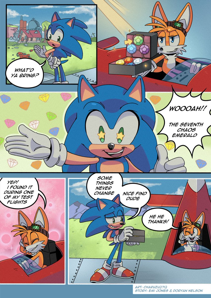 'Sonic and Tails R' radio drama comic!! 
Page 7 and Page 8!!
#sonicandtailsr
I'm sorry you had to wait a long time! Lately I have too much on my mind.