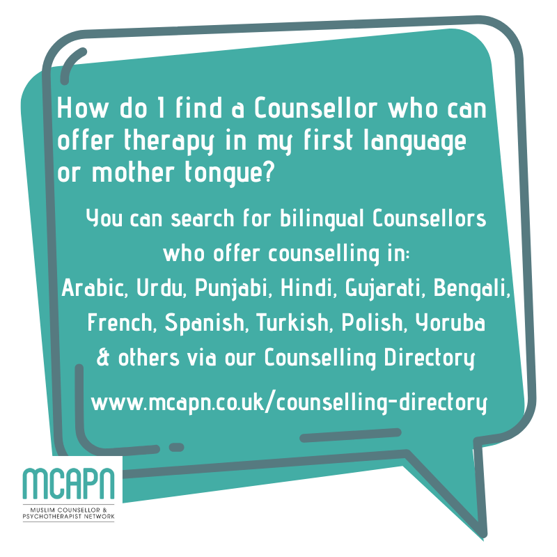 MCAPN_CO_UK's tweet photo. How do I find a Counsellor who offers therapy in my first language / mother tongue?
Search for bilingual counselling in Arabic, Urdu, Punjabi, Hindi, Gujarati, Bengali,
French, Spanish, Turkish, Polish, Yoruba &amp; more via @MCAPN_CO_UK Counselling Directory: https://t.co/CBskKy6IDN https://t.co/MYPwkSeEy3