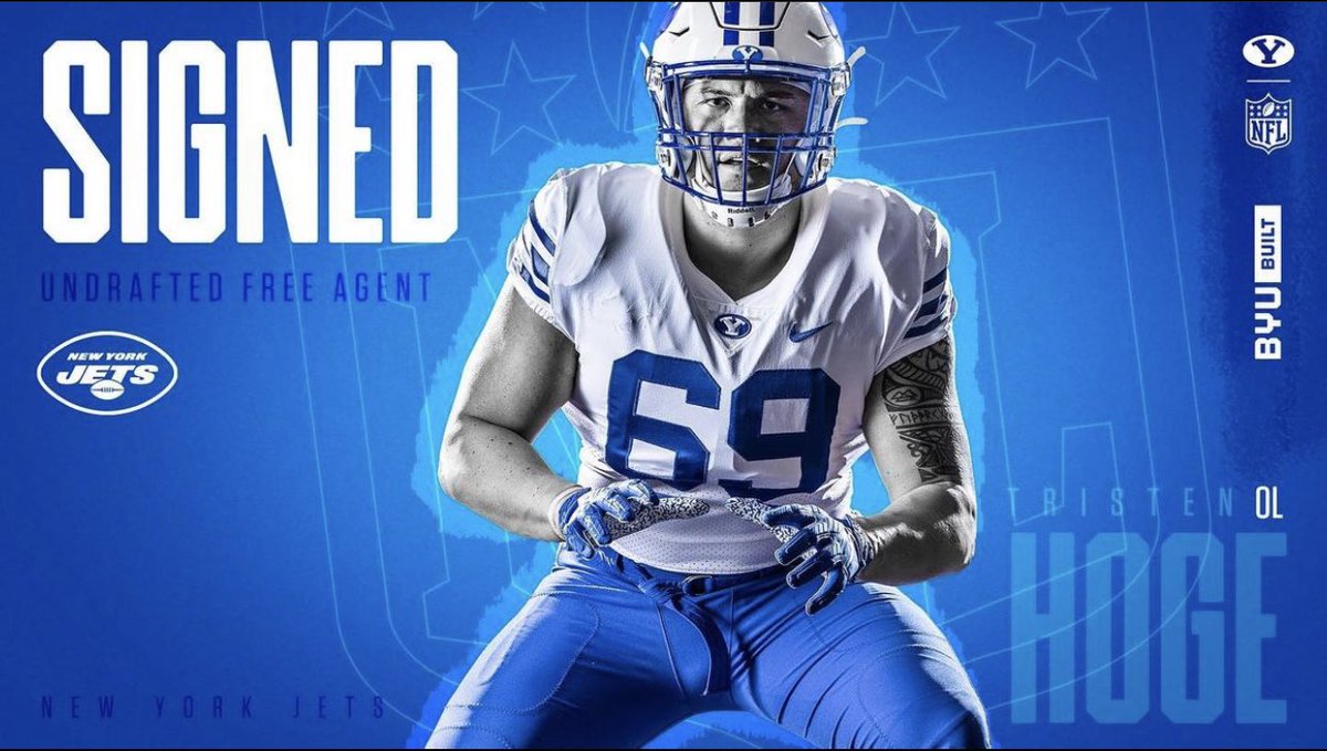 Thank you to <a href="/BYUfootball/">BYU FOOTBALL</a> and especially the <a href="/nyjets/">New York Jets</a> for this opportunity. Now the real work begins. #AllGasNoBrakes #TakeFlight