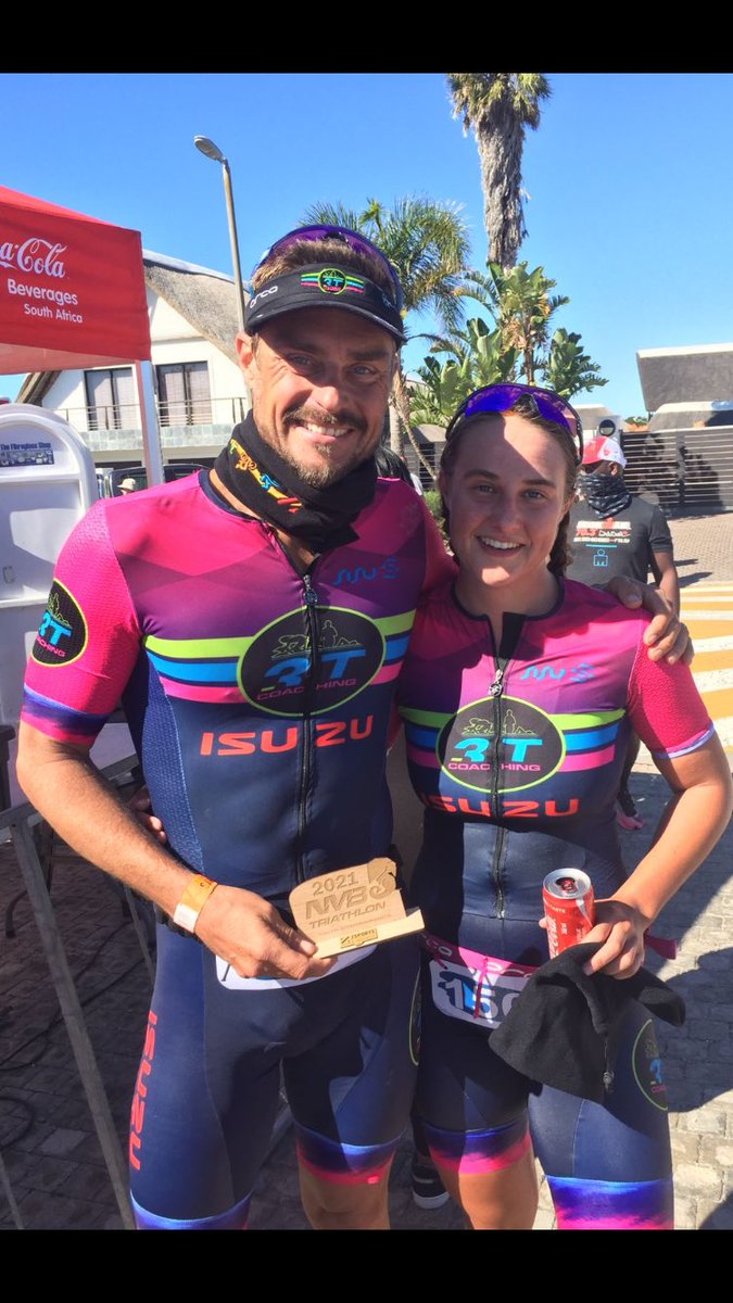 A truly special moment - father and daughter (and training partners) on the top step🥇🏆🥇 So proud of the progress this determined young lady is making, soon I’ll be struggling to keep up. <a href="/isuzusa/">ISUZU South Africa</a> #withyouforthelongrun @pwharveymock #teamtissinktriathlon