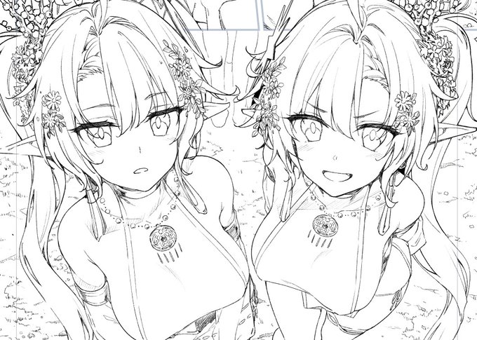 新キャラの双子ガキエルフだよ～～～～ 