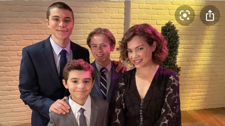 Elizabeth Webber and Her boys: