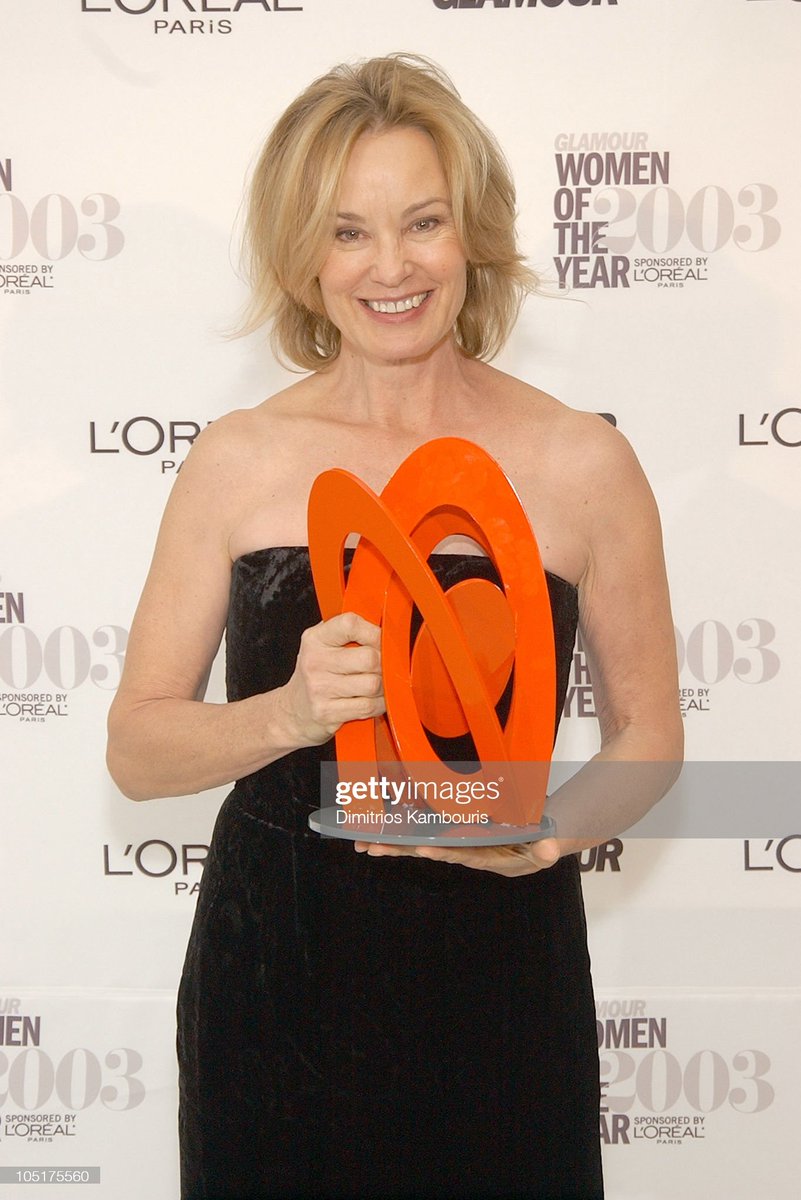 Jessica Lange was also recognized at 14th Annual GLAMOUR for Women of the Year Awards in 2003  @glamourmag
