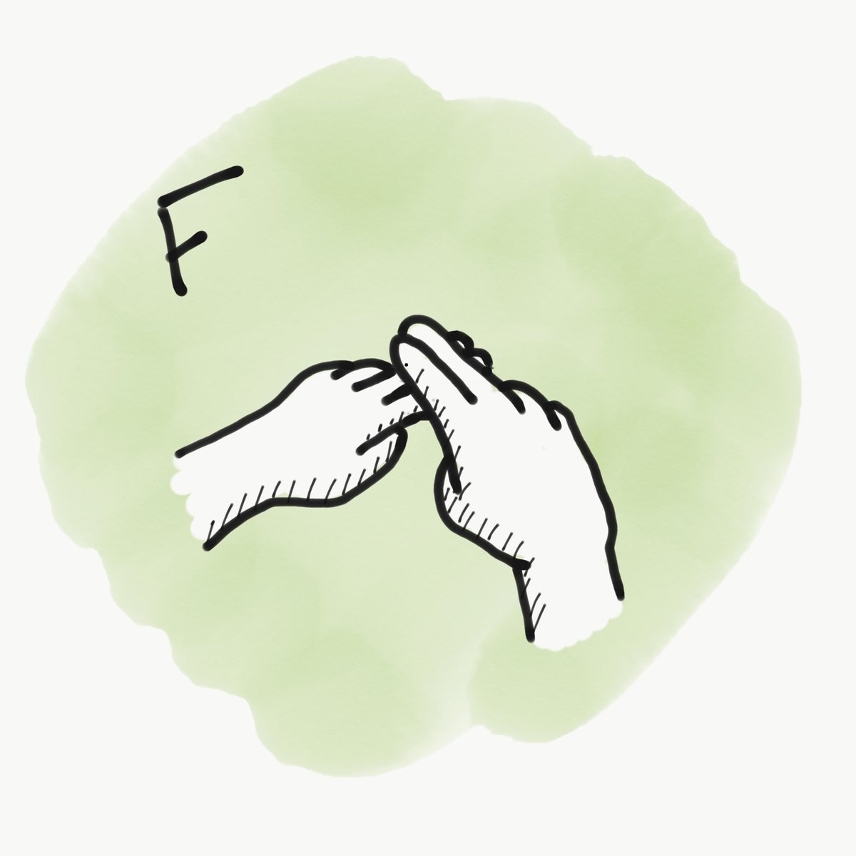 It was  #DeafAwarenessWeek this past week, and I took the opportunity to relearn the BSL finger-spelling alphabet. I drew all of the letters out to help remember them... 