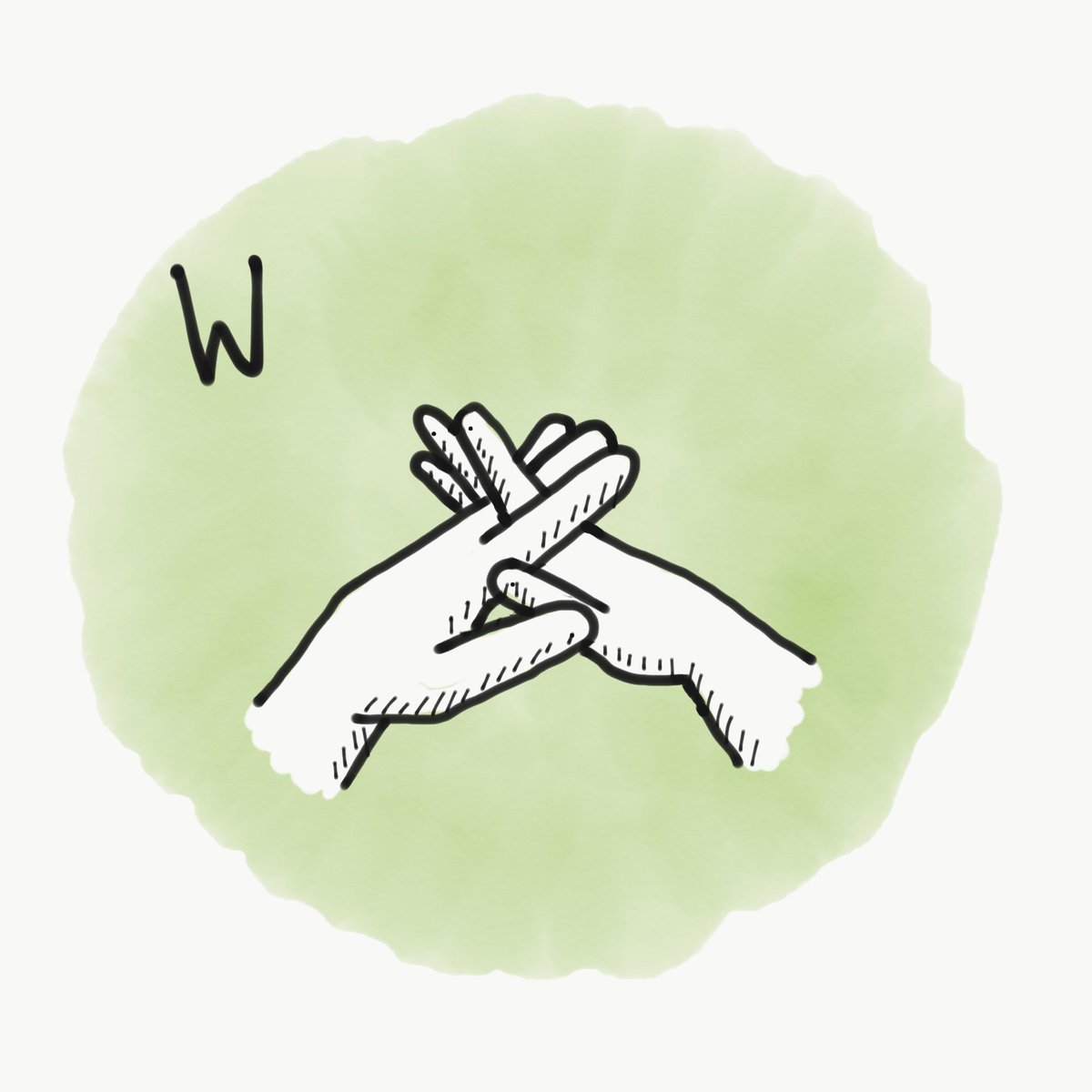 It was  #DeafAwarenessWeek this past week, and I took the opportunity to relearn the BSL finger-spelling alphabet. I drew all of the letters out to help remember them... 