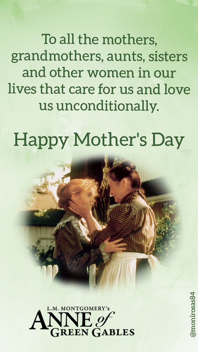 monirosas84's tweet photo. I love you mom! ❤#HappyMothersDay #iloveyoumom @LMMontgomeryLS @anneofgreengabl #Anne #MarillaCuthbert #ColleenDewhurst #meganfollows https://t.co/zMNzl1TpGA