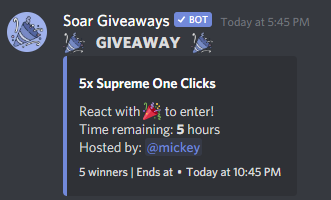 SoarMail's tweet photo. We also have 5x Supreme One Clicks up for grabs in the discord! 

> https://t.co/qA6wcnN9d7 https://t.co/9lga9d4aYu