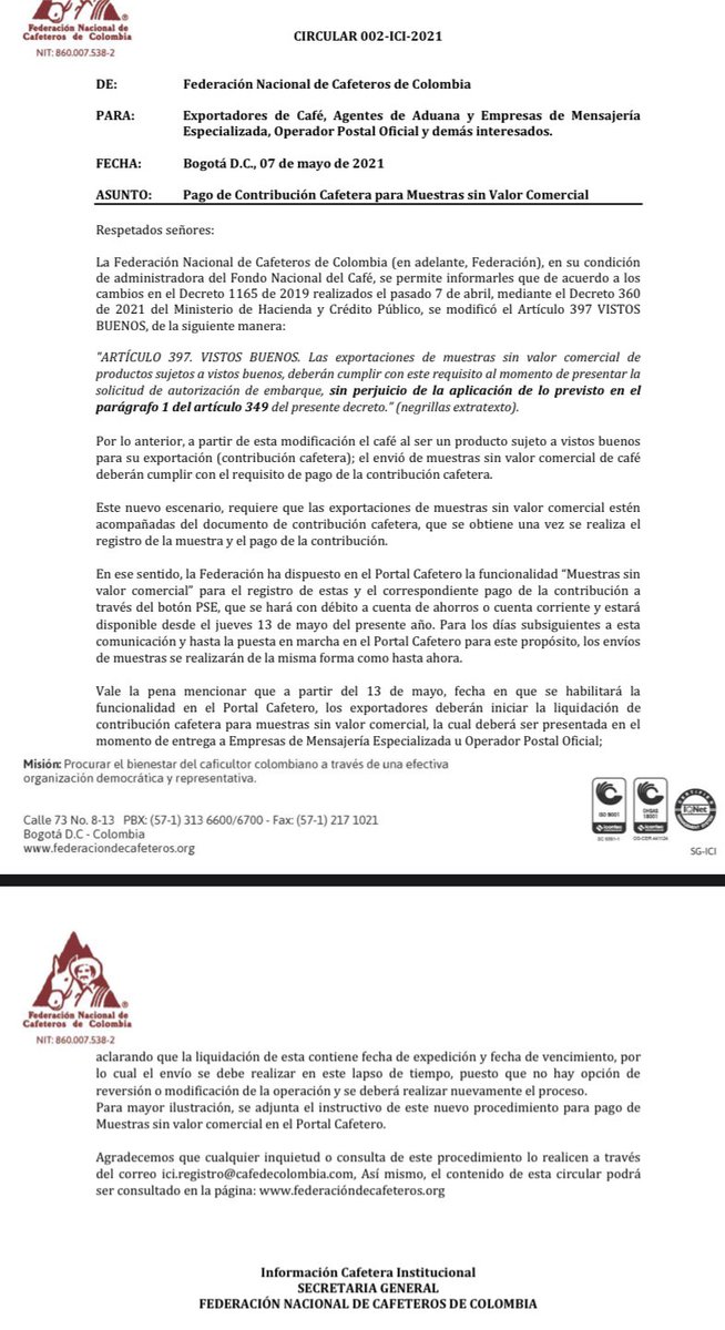cooperativa de cafes especiales de nariño tweet media