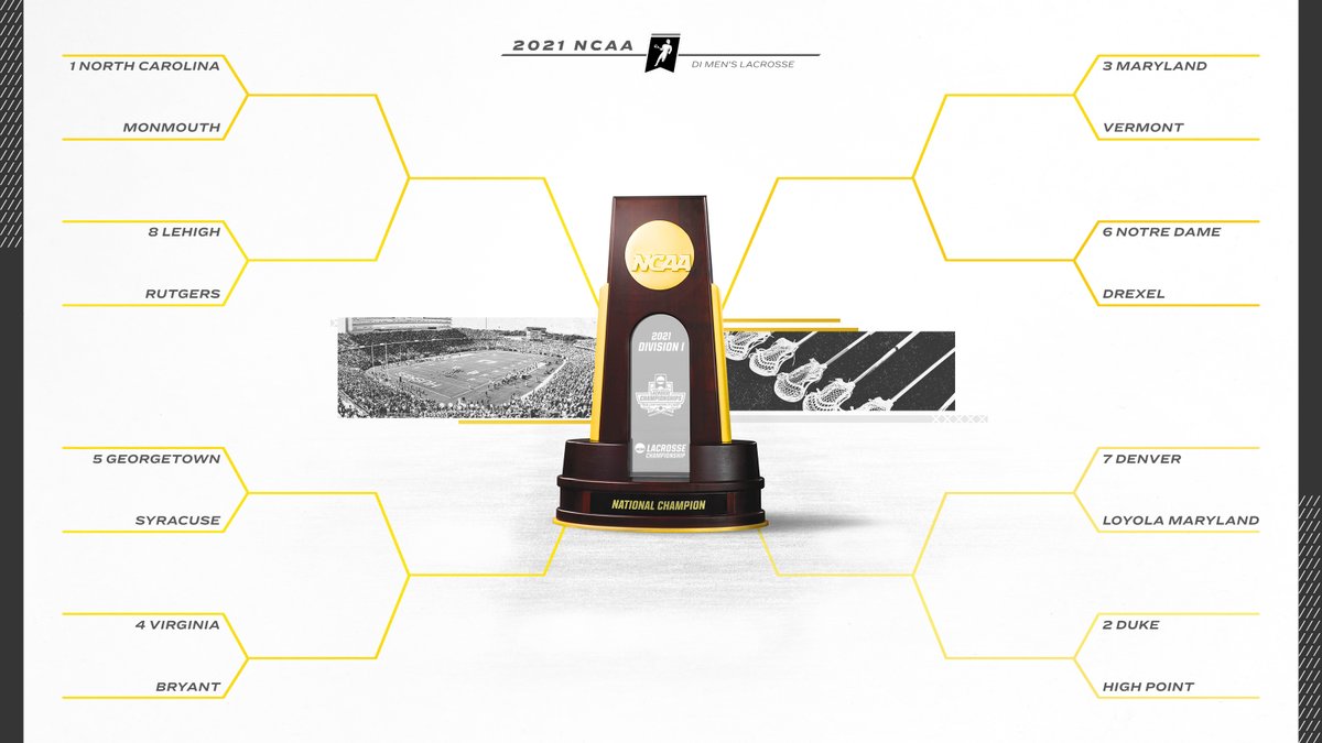NCAALAX's tweet photo. THE BRACKET 😎🥍

#NCAAMLAX ➡️ https://t.co/lPLnlPzxaB https://t.co/3ihp7zM6os