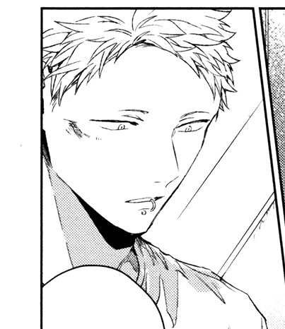 In response to the last cc question a thread of Akihiko's top five cutest reactions according to me.5) This one is very painful, but very close to my heart. Look at the babie! He looks so cute please give him lots of love and hugs and kitheth 