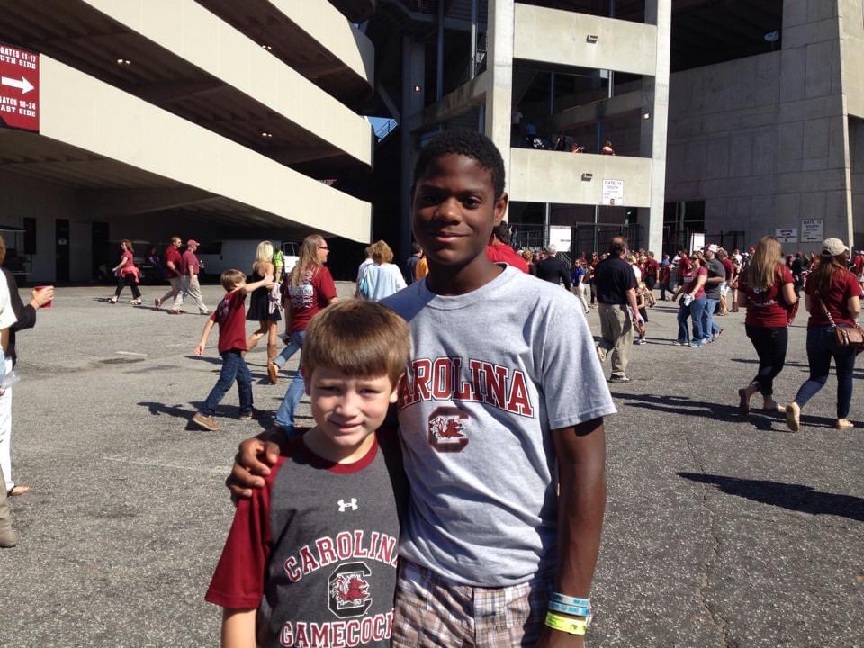 waynick5's tweet image. Pretty cool to see this old photo come across my phone today. Dreams do come true! Proud of you Nathan! @HarrisWaynick