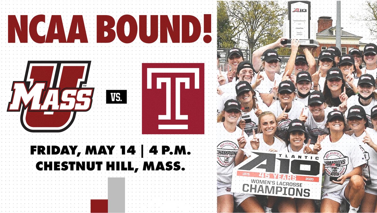We're heading down the Mass Pike to take on Temple in the NCAA First Round in Chestnut Hill!

🥍: Temple
📆: Friday | 4 p.m.
💻: ESPN+

#Flagship🚩