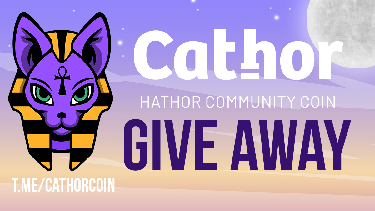 CathorCoin's tweet photo. Thursday May 13th 15:00 UTC we will award 10 tweets with 2 $CTHOR each.

To be eligible your must:
Create a tweet (not a retweet) from your account with the following:
A Cathor graphic
TG link https://t.co/5t46V22D3z
$CTHOR 
5 other $ cash tags 
#Cathorgiveaway2 https://t.co/iw2B2e8PEL