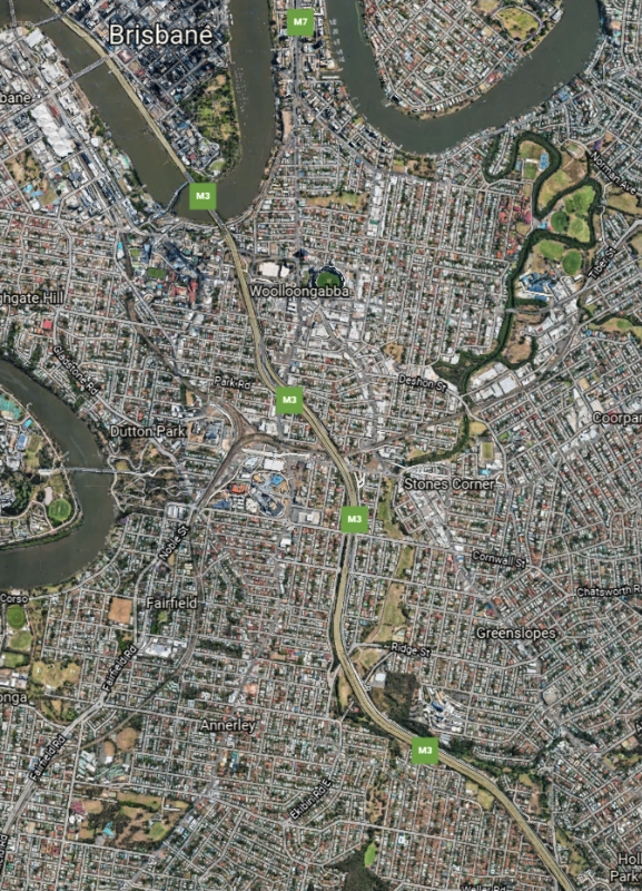 Ok I don't know why I never noticed this before but how come almost every road in every large east coast Australian city is about 10 degrees off from being north-south or east-west?