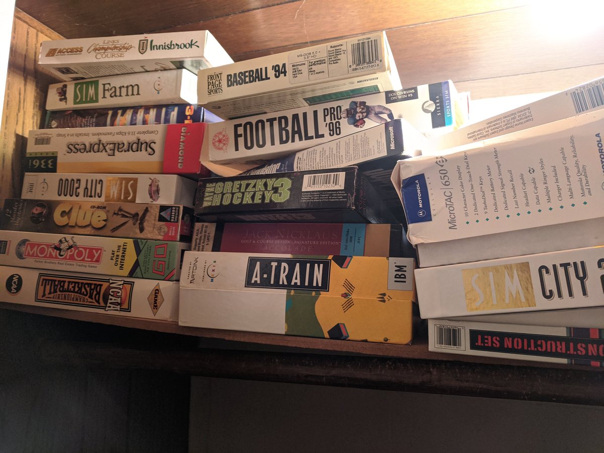 Moving my parents.  Thousands of hours of my childhood right here.