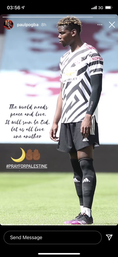 Pogba #PrayForPalestine