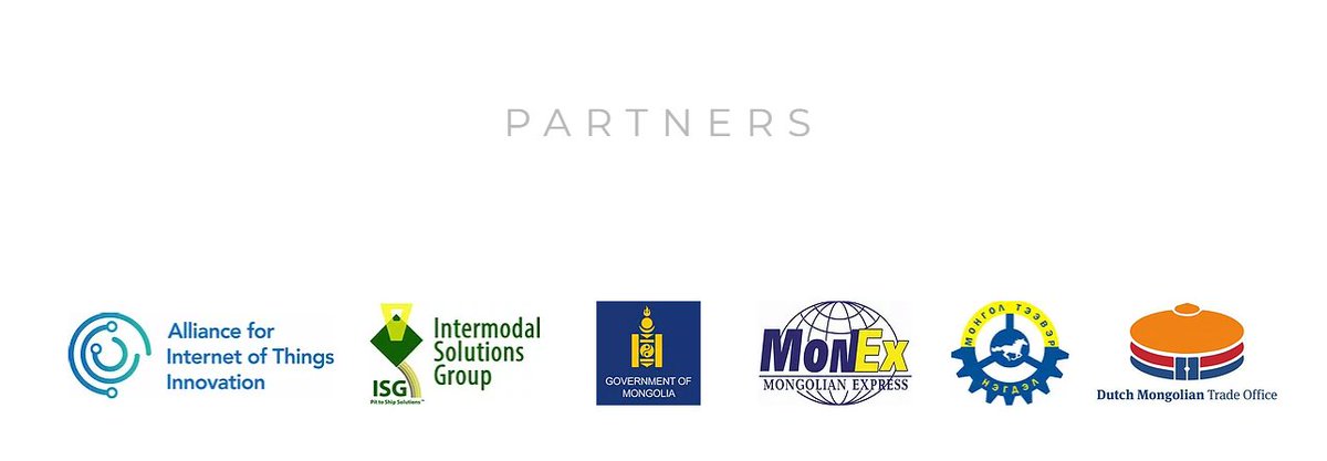 5/11Partnerships:- Alliance for Internet of Things Innovation (AIOTI)- Government of Mongolia - Dutch Mongolian Trade Office- Intermodal Solutions Group- Mongolian Express LLC and Mongolian Transport Corporation