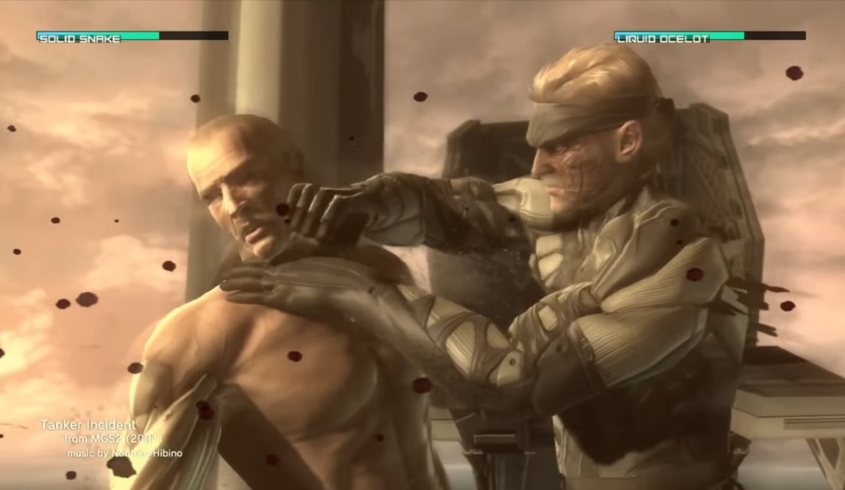 Also worth noting some fighting moves are references to TTS' scene of Snake vs Liquid. Then the Tanker incident from MGS2 where Snake confronted Ocelot briefly but never got to fight, and MGS3 with Snake Eater being the obvious callback to his relationship with Big Boss.