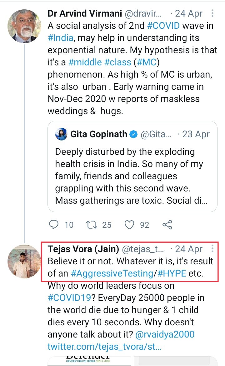 @VincentRK @Suhelseth FYI Unnecessary and #AggressiveTesting in India is even more than ALL other countries in the world combined. If you don't know, let me tell you that the @WHO itself has accepted that there is a problems in the #PCR test. @DrTedros @POTUS @MoHFW_INDIA @rvaidya2000 @ANI @PBNS_India