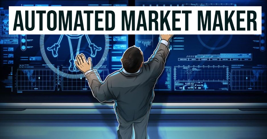 𝐀𝐮𝐭𝐨𝐦𝐚𝐭𝐞𝐝 𝐌𝐚𝐫𝐤𝐞𝐭 𝐌𝐚𝐤𝐞𝐫𝐬 𝐀𝐌𝐌𝐬 An automated market maker (AMM) is a type of decentralized exchange (DEX) protocol that relies on a math formula to price assets. Traditional exchanges use an order book to do this.