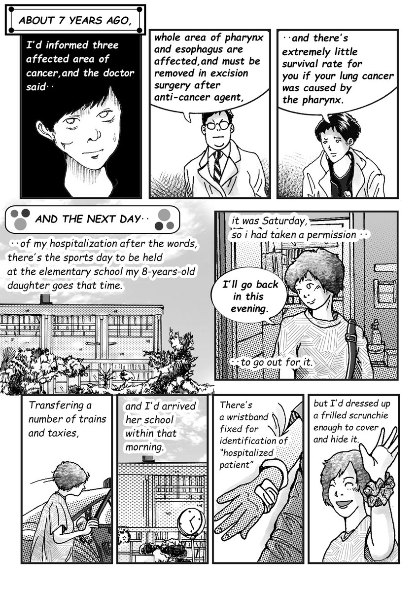I am a Japanese cancer patient.
The manga was drawn based on my experience.
Japan is now controversial about hosting the Olympic Games.
#COVID19  #Tokyo2020   #manga

翻訳して下さった方に 感謝を込めて! 
