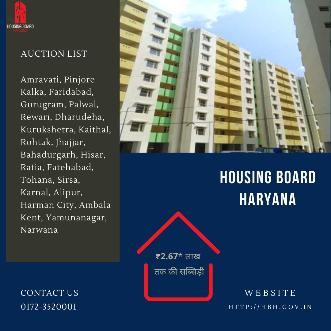Housing Board Haryana (HaryanaBoard) Twitter